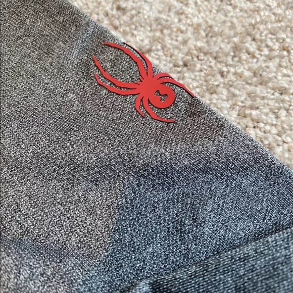 Mens Size Medium Spyder Active Light Hoodie Sweatshirt Gray - Picture 3 of 5